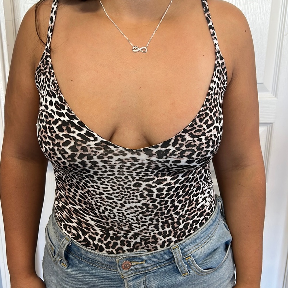 Cheers deep v bodysuit